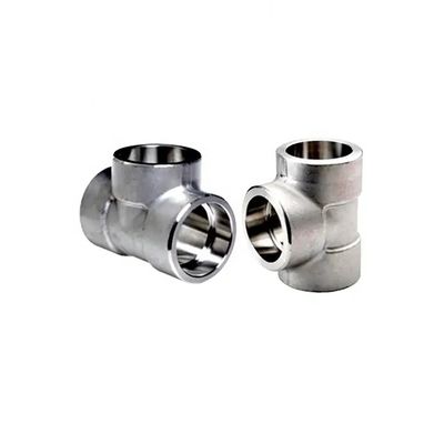 1&quot; DN25 Stainless Steel Forged Socket Welding Tee SW Pipe Fitting 304 316 316L