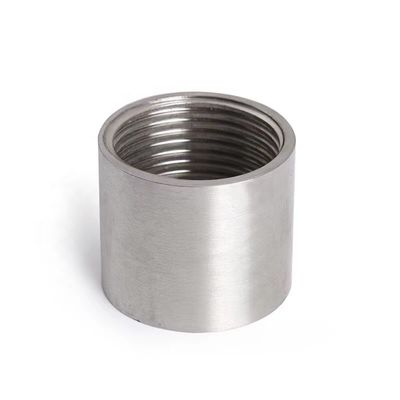 Sanitary Stainless Steel Female Threaded Nipple Coupling Pipe Fitting for RTS 1/4''-4.0