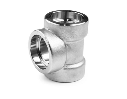 1&quot; DN25 Stainless Steel Forged Socket Welding Tee SW Pipe Fitting 304 316 316L