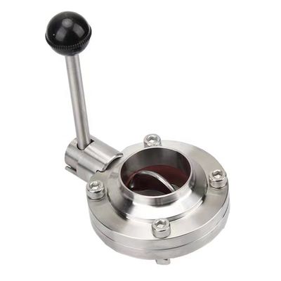 304 316 Stainless Steel Butterfly Valve with Silver Casting Technology and Design