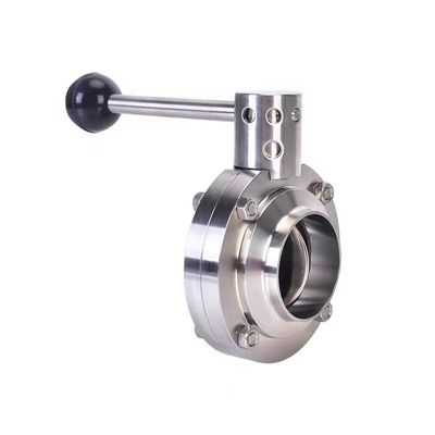 304 316 Stainless Steel Butterfly Valve with Silver Casting Technology and Design