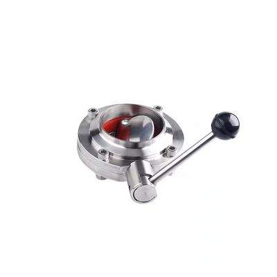 304 316 Stainless Steel Butterfly Valve with Silver Casting Technology and Design