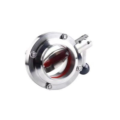 304 316 Stainless Steel Butterfly Valve with Silver Casting Technology and Design