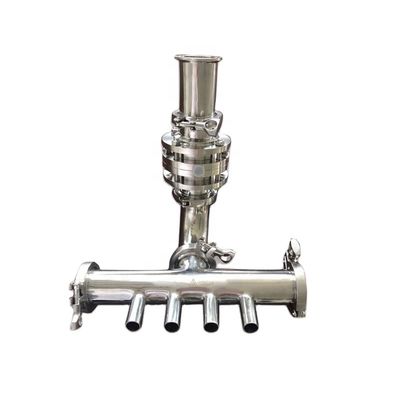 Customized Sanitary Stainless Steel Flow Control Valve Diverter with Ra 0.8um Surface