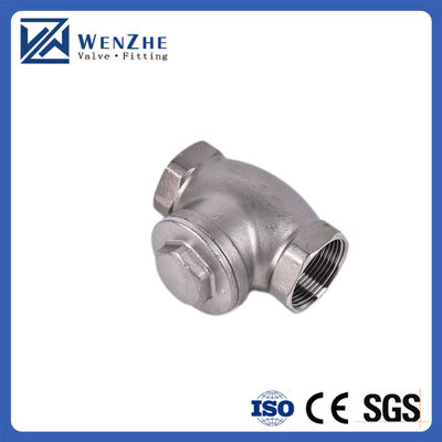 Female Thread 1/2 Inch Swing Check Valve WOG 200 PSI Stainless Steel SS304 CF8M NPT