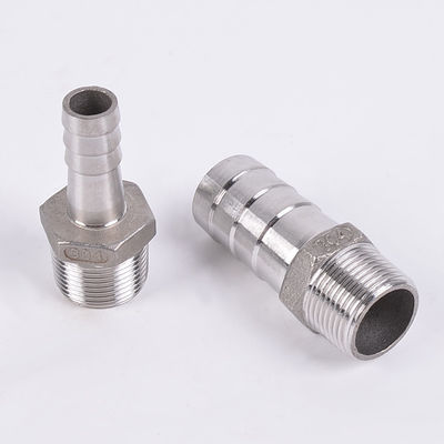 Silver RTS Stainless Steel 201 304 Pipe Fittings Hex Nipple Hose Nipple for Domestic