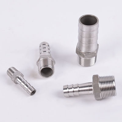 Silver RTS Stainless Steel 201 304 Pipe Fittings Hex Nipple Hose Nipple for Domestic