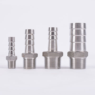 Silver RTS Stainless Steel 201 304 Pipe Fittings Hex Nipple Hose Nipple for Domestic