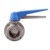 Sanitary Stainless Steel Blue Trigger Handle Clamp Butterfly Valve with ODM Support