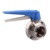 Sanitary Stainless Steel Blue Trigger Handle Clamp Butterfly Valve with ODM Support