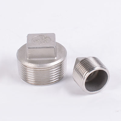 Stainless Steel 201 304 Quadragon Plug Head Nipple Connector for Casting Pipe Fitting
