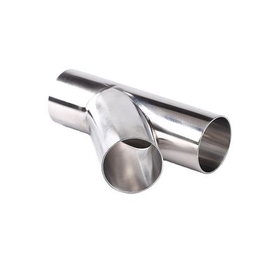 Casting RTS Stainless Steel 304 316 Sanitary Lateral Tee Pipe Fitting 45 degree Y branch