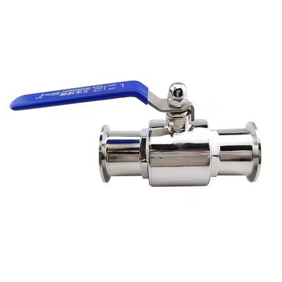 2 Way Straight Ball Valve DIN SMS WZ Sanitary Stainless Steel 304 316 316L Tri Clamp