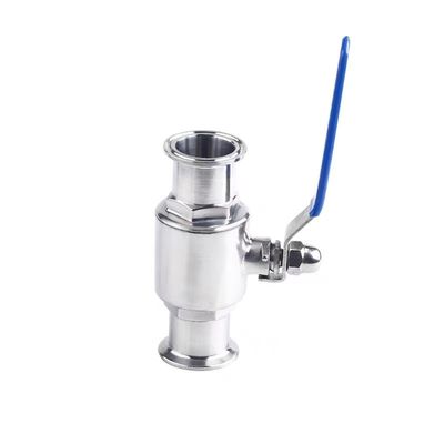 2 Way Straight Ball Valve DIN SMS WZ Sanitary Stainless Steel 304 316 316L Tri Clamp