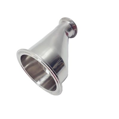 Sanitary 304 316L Stainless Steel Tri Clamp Connection Eccentric Reducer/ Dairy Pipe Transition Pipe Fittings 1/2''-12.0