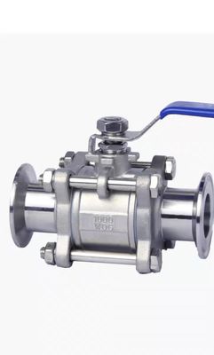 WZ Food Grade Stainless Steel 304 316 316L Ball Valve Sanitary Vacuum 3pc Ball Valves DIN SMS 3A