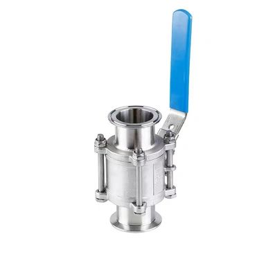 WZ Food Grade Stainless Steel 304 316 316L Ball Valve Sanitary Vacuum 3pc Ball Valves DIN SMS 3A