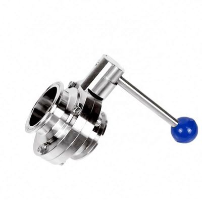 Beer Connection Clamp Stainless Steel Epdm Silicon Manual Tri Clamp Butterfly Valve