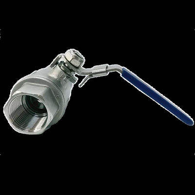 Stainless Steel 304 316 2PC Female Threaded Ball Valves DN8-DN100 PN63 DIN3202-M3