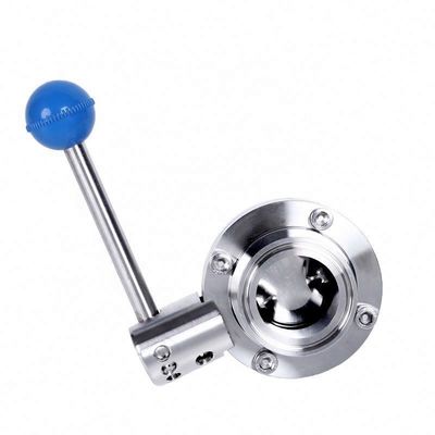 Beer Connection Clamp Stainless Steel Epdm Silicon Manual Tri Clamp Butterfly Valve