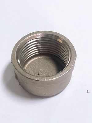 Stainless Steel 201 304 Blinds Threaded Round Tube Fitting Caps Pipe Fitting Dome End for Steel Tube Male Threaded Cap 1/4''-4.0