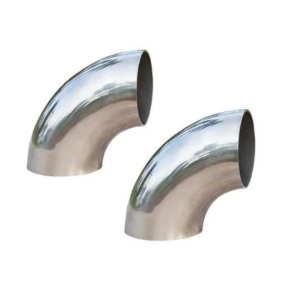 Sanitary Pipe Fitting SS304L/SS316L 90 Degree Welding Elbow with Round Head Code