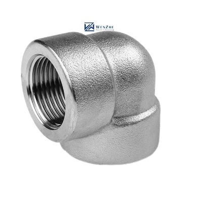 Silver DN25 High Pressure Forged Class 6000/9000 Elbow for Welding Socket Connection