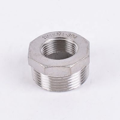 Forged Stainless Steel 201 304 Pipe Fitting Hex Bushing Core Bushing Female Male Thread Joint