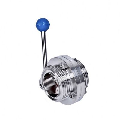 Sanitary Stainless Steel 304 316L Butterfly Valve for Pharmaceutical Easy to Install