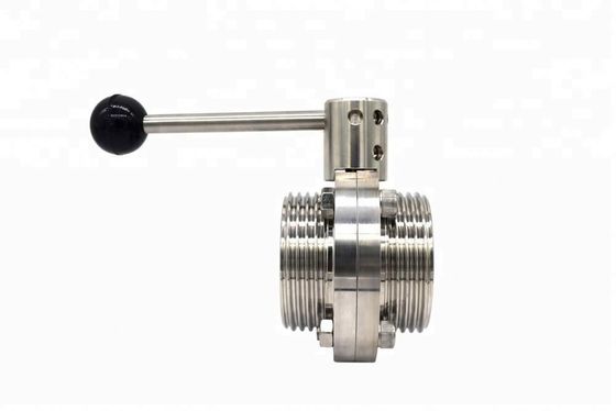Sanitary Stainless Steel 304 316L Butterfly Valve for Pharmaceutical Easy to Install