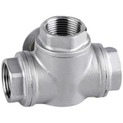 Cylindrical Head Code WZ SS201 304 316 3 Way Valve with Threaded End NPT BSP BSPT Silver