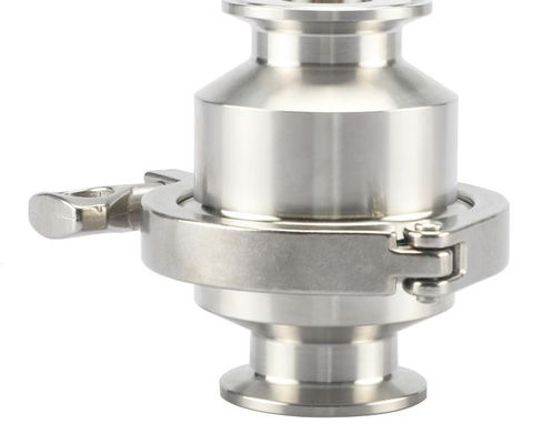 Ra0.8 Surface Custom Sanitary Stainless Steel 304 316L Tri Clamp Non Return Check Valve for Water Media