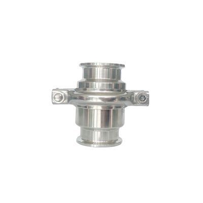 Ra0.8 Surface Custom Sanitary Stainless Steel 304 316L Tri Clamp Non Return Check Valve for Water Media
