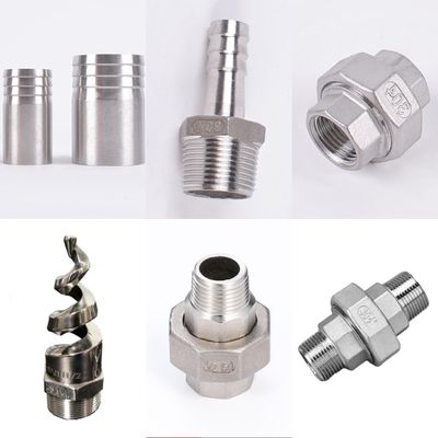 Hexagon Round Head Code Silver JUFENG Thread Pipe Fitting Try with a Sample