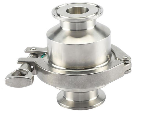 Ra0.8 Surface Custom Sanitary Stainless Steel 304 316L Tri Clamp Non Return Check Valve for Water Media