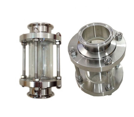 Durable 304 316L Sanitary Stainless Steel Clamp/Weld Tubular Sight Glass for Beer Tank