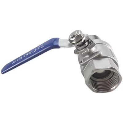 Stainless Steel 304 316 2PC Ball Valve NPT/BSP Thread 1/4''-4.0'' Connection Vinyl Handle Cover