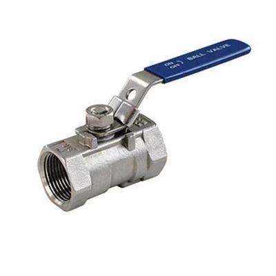 WZSS201 304 316 1 PC Stainless Steel Manual Ball Valve with Lock NPT BSP BSPT 1/4''-4.0