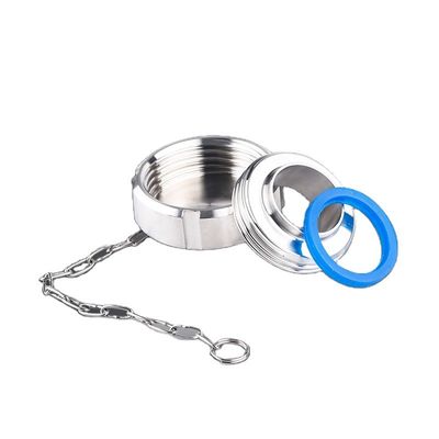 Stainless Steel 304 316 SMS Union Blind Set Weld Male Weld Liner Slotted Nut and Gasket