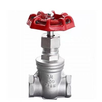 CF8 Internal Thread Manual Gate Valve for Water Gas Oil DN5-DN200 Head Code Cylindrical