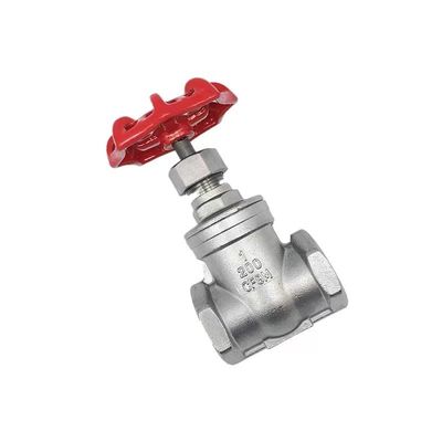CF8 Internal Thread Manual Gate Valve for Water Gas Oil DN5-DN200 Head Code Cylindrical