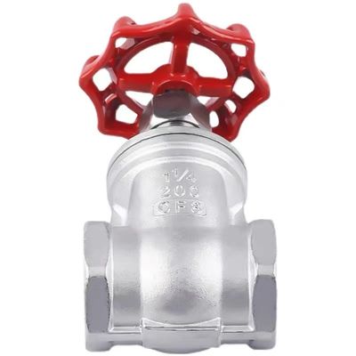 CF8 Internal Thread Manual Gate Valve for Water Gas Oil DN5-DN200 Head Code Cylindrical