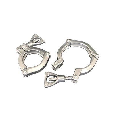WENZHE Ss304 316L Stainless Steel 3Pc Pipe Quick Tri Clamp Three Piece Clamp Ferrul Clamp