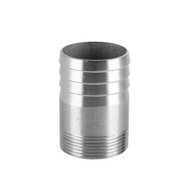 SS201 304 316 NPT BSP DIN Casting Hose Male Threaded Nipple Screw Thread Pipe Fittings