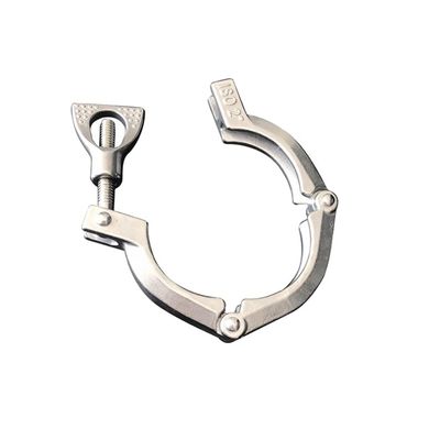 WENZHE Ss304 316L Stainless Steel 3Pc Pipe Quick Tri Clamp Three Piece Clamp Ferrul Clamp