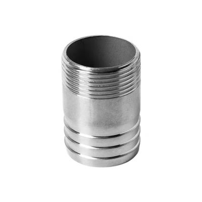 SS201 304 316 NPT BSP DIN Casting Hose Male Threaded Nipple Screw Thread Pipe Fittings