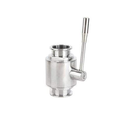 ISO9001 Certified Quick Two Way Ball Valve for Sanitary Equipment No-Retention Design