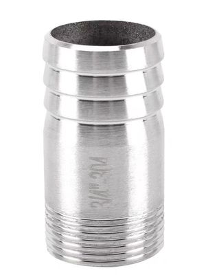 SS201 304 316 NPT BSP DIN Casting Hose Male Threaded Nipple Screw Thread Pipe Fittings