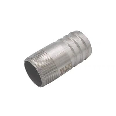 SS201 304 316 NPT BSP DIN Casting Hose Male Threaded Nipple Screw Thread Pipe Fittings
