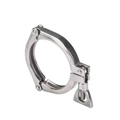 Customized Support Three Pieces Clamp Ferrule Stainless Steel 304 316 316L DIN SMS 3A